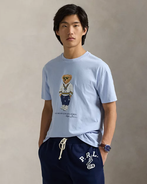 lauren ralph lauren Camiseta de punto con Polo Bear para hombre | Ralph Lauren® ES