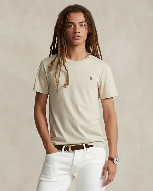 lauren ralph lauren Camiseta de punto Custom Slim Fit para hombre | Ralph Lauren® ES