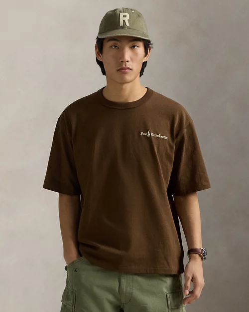 lauren ralph lauren Camiseta de punto jersey Relaxed Fit para hombre | Ralph Lauren® ES