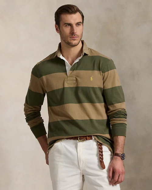 lauren ralph lauren Camiseta de rugby Classic Fit para hombre | Ralph Lauren® ES