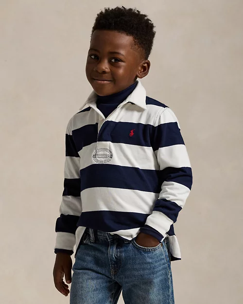 lauren ralph lauren Camiseta de rugby icónica para niño | Ralph Lauren® ES