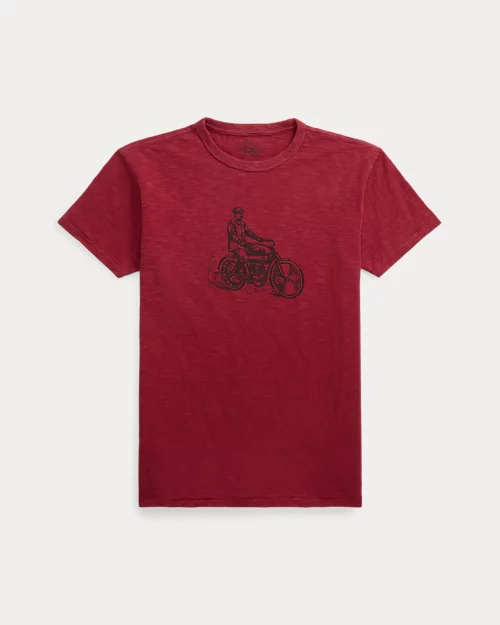 lauren ralph lauren Camiseta gráfica de punto flameado para hombre | Ralph Lauren® ES