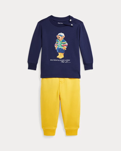 lauren ralph lauren Camiseta Polo Bear y pantalón de felpa para bebé niño | Ralph Lauren® ES