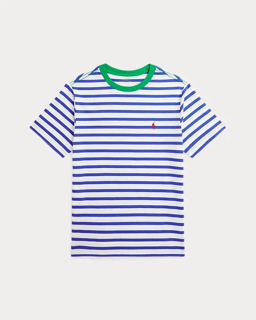 lauren ralph lauren Camiseta ribeteada de punto de algodón para niño | Ralph Lauren® ES