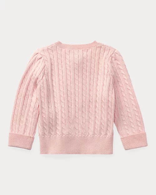 Lauren Ralph Lauren Cárdigan De Algodón En Punto De Ochos Para Bebé Niña | Ralph Lauren® ES