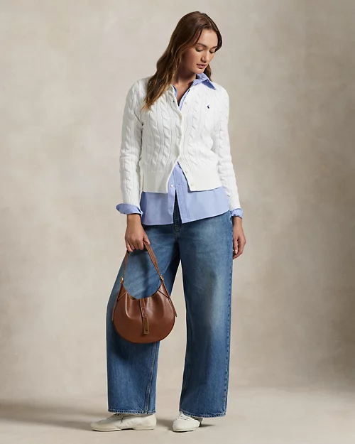 Lauren Ralph Lauren Cárdigan De Algodón En Punto De Ochos Para Mujer | Ralph Lauren® ES