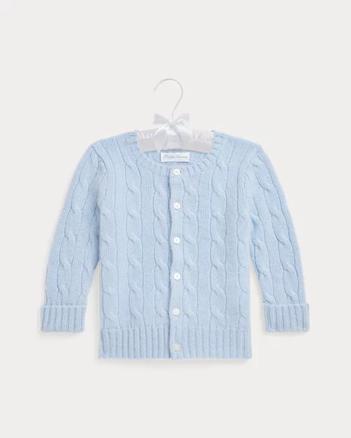 lauren ralph lauren Cárdigan de cachemira en punto de ochos para bebé niño | Ralph Lauren® ES