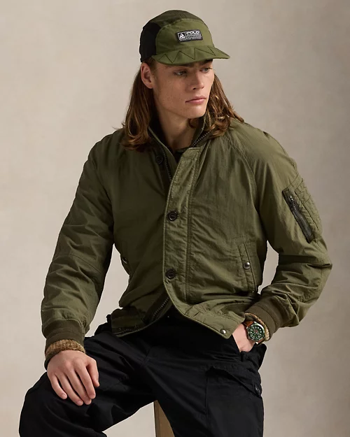 lauren ralph lauren Cazadora bomber con aislamiento para hombre | Ralph Lauren® ES