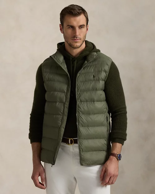 lauren ralph lauren Chaleco Colden plegable para hombre | Ralph Lauren® ES