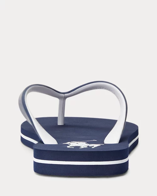 Lauren Ralph Lauren Chancla Con Big Pony Y Rayo Para Hombre | Ralph Lauren® ES