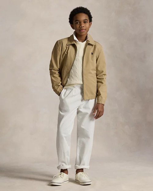 Lauren Ralph Lauren Chaqueta Bayport De Popelina De Algodón Para Niño | Ralph Lauren® ES