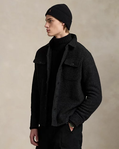 lauren ralph lauren Chaqueta camisera de mezcla de lana para hombre | Ralph Lauren® ES