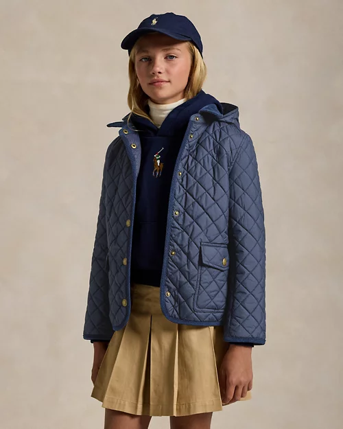 lauren ralph lauren Chaqueta campera acolchada para niña | Ralph Lauren® ES