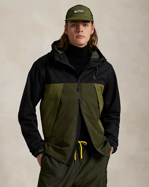 lauren ralph lauren Chaqueta con capucha y bloques de color para hombre | Ralph Lauren® ES