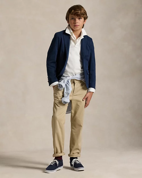 Lauren Ralph Lauren Chaqueta De Traje De Chino Elástica Para Niño | Ralph Lauren® ES