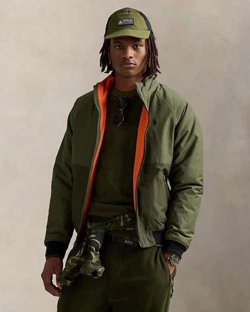 lauren ralph lauren Chaqueta estampada con manga raglán para hombre | Ralph Lauren® ES