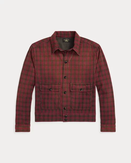 lauren ralph lauren Chaqueta estilo camisa con cuadros para hombre | Ralph Lauren® ES