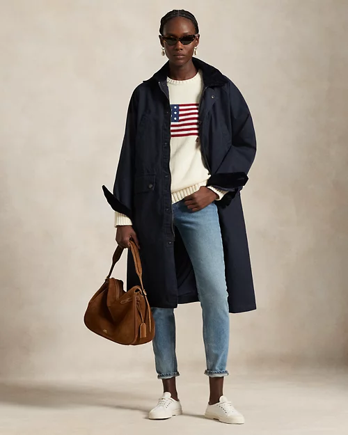 lauren ralph lauren Chaqueta funcional de algodón para mujer | Ralph Lauren® ES