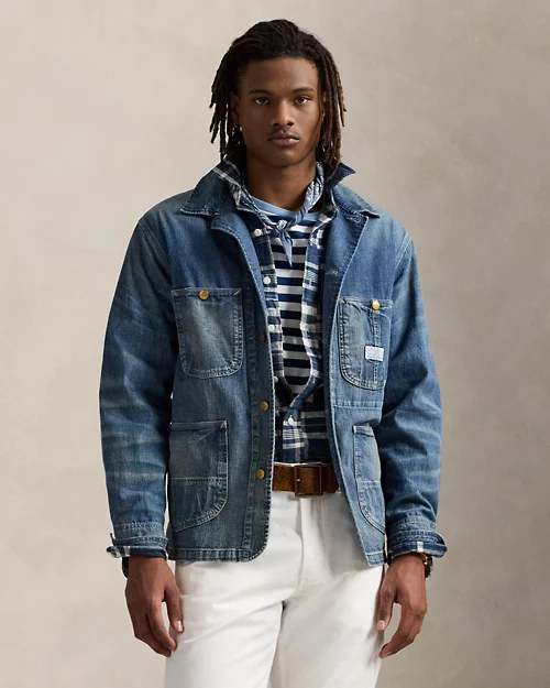 lauren ralph lauren Chaqueta funcional vaquera para hombre | Ralph Lauren® ES