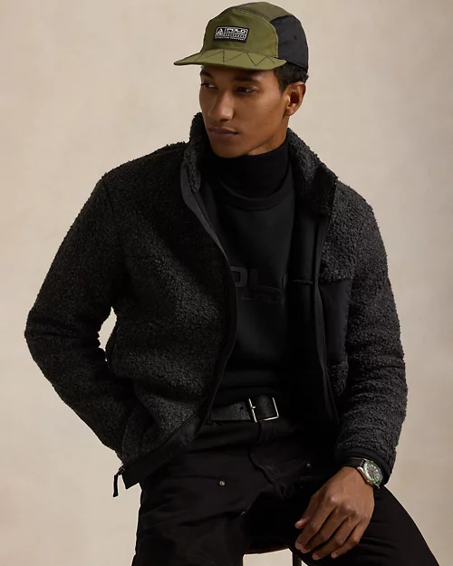 lauren ralph lauren Chaqueta híbrida con tejido polar para hombre | Ralph Lauren® ES