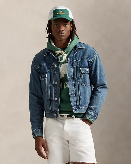 lauren ralph lauren Chaqueta trucker de denim para hombre | Ralph Lauren® ES