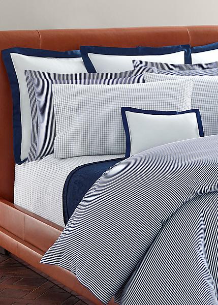 Lauren Ralph Lauren Colección De Ropa De Cama De Algodón Orgánico Con Rayas De Camisa | Ralph Lauren® ES