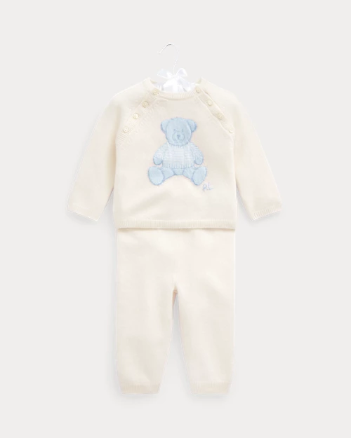 lauren ralph lauren Conjunto de pantalón y jersey de cachemira para bebé niño | Ralph Lauren® ES