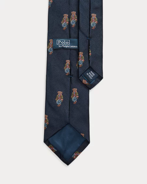 Lauren Ralph Lauren Corbata De Seda Repp Con Polo Bear Para Hombre | Ralph Lauren® ES