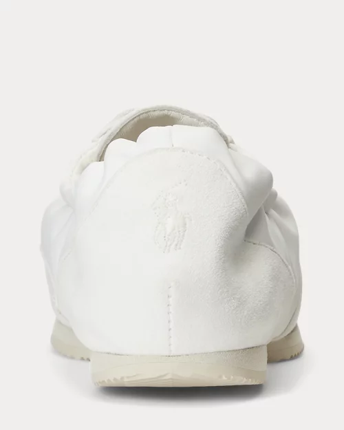 Lauren Ralph Lauren Deportiva Bailarina De Ante Con Caballo Para Mujer | Ralph Lauren® ES