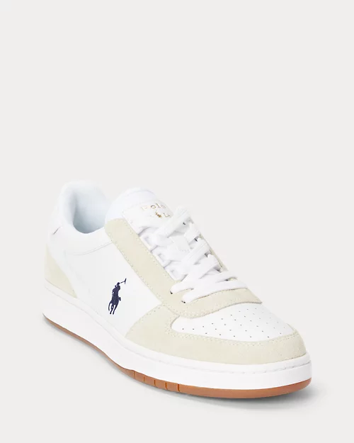 Lauren Ralph Lauren Deportiva Court De Piel Y Ante Para Hombre | Ralph Lauren® ES