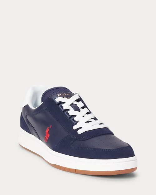 Lauren Ralph Lauren Deportiva Court De Piel Y Ante Para Hombre | Ralph Lauren® ES