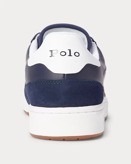 Lauren Ralph Lauren Deportiva Court De Piel Y Ante Para Hombre | Ralph Lauren® ES