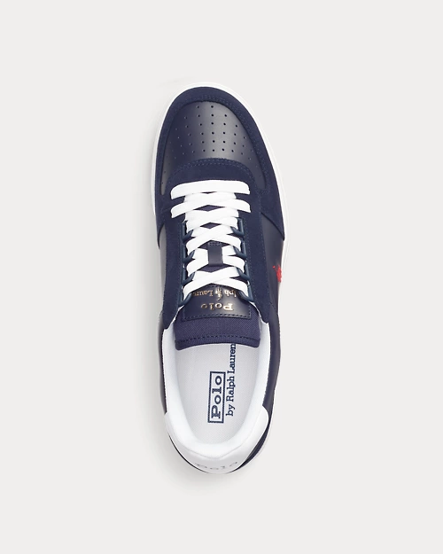 Lauren Ralph Lauren Deportiva Court De Piel Y Ante Para Hombre | Ralph Lauren® ES