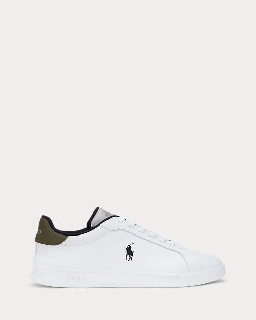 lauren ralph lauren Deportiva Heritage Court II de piel napa para hombre | Ralph Lauren® ES
