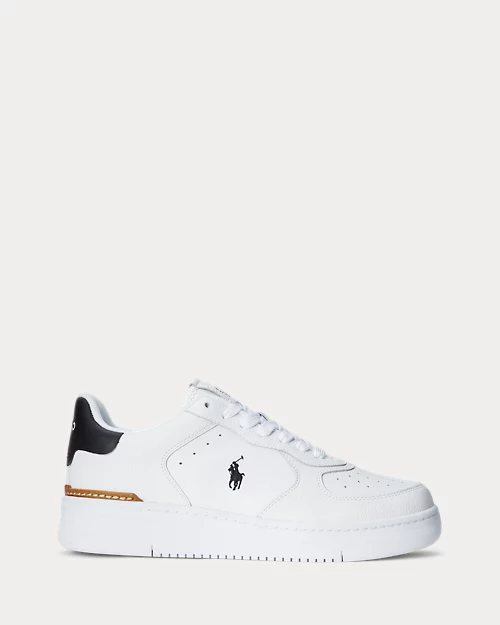 lauren ralph lauren Deportiva Masters Court de piel para hombre | Ralph Lauren® ES