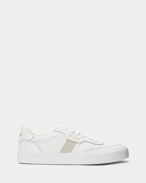 lauren ralph lauren Deportivas Court vulcanizadas con rayas para mujer | Ralph Lauren® ES