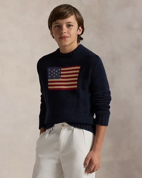 lauren ralph lauren El icónico jersey con bandera para niño | Ralph Lauren® ES