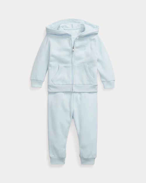 lauren ralph lauren Fleece Full-Zip Hoodie & Pant Set para bebé niño | Ralph Lauren® ES