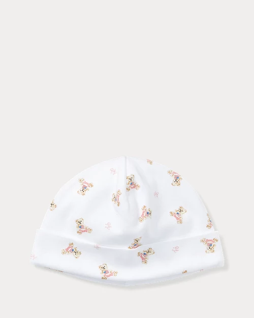 lauren ralph lauren Gorro de algodón con Osito Polo para Baby | Ralph Lauren® ES