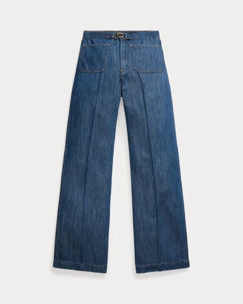 Lauren Ralph Lauren Jeans Acampanados De Pernera Ancha Para Mujer | Ralph Lauren® ES