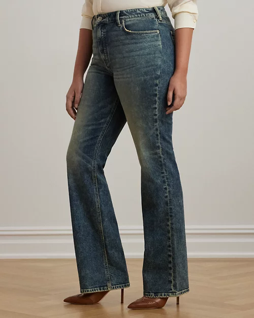 Lauren Ralph Lauren Jeans Bootcut De Tiro Alto Para Mujer | Ralph Lauren® ES