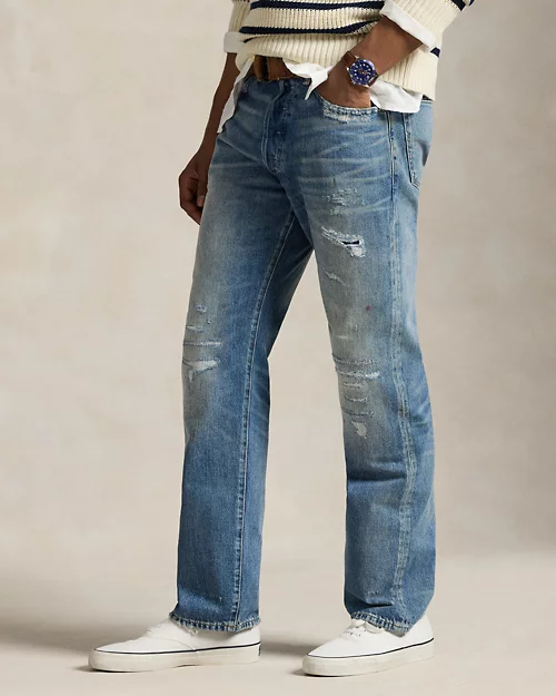 Lauren Ralph Lauren Jeans Desgastados Vintage Classic Para Hombre | Ralph Lauren® ES