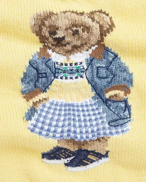 Lauren Ralph Lauren Jersey Con Cuello Redondo Y Polo Bear Para Bebé Niña | Ralph Lauren® ES