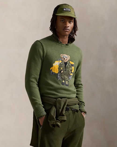 lauren ralph lauren Jersey con Polo Bear y cuello enrollado para hombre | Ralph Lauren® ES