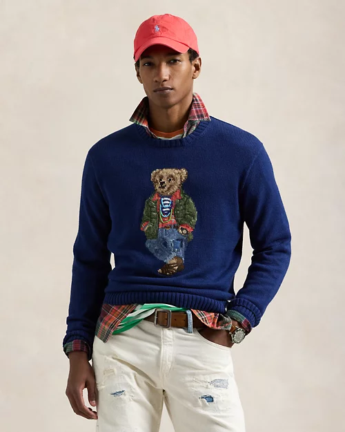 lauren ralph lauren Jersey de algodón con Polo Bear para hombre | Ralph Lauren® ES