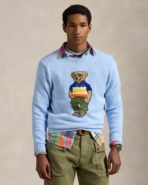 lauren ralph lauren Jersey de algodón con Polo Bear para hombre | Ralph Lauren® ES