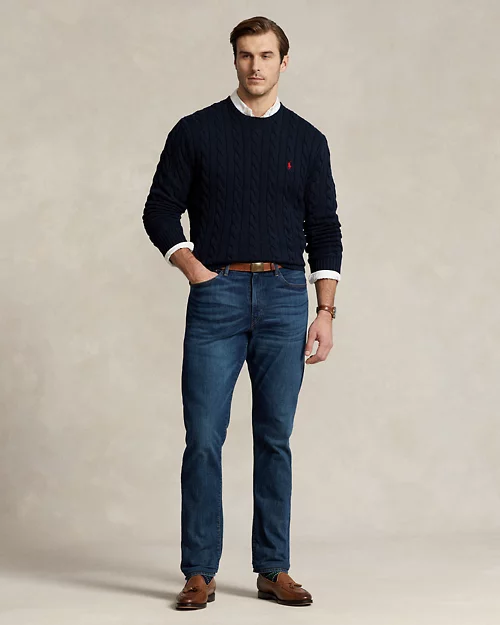 Lauren Ralph Lauren Jersey De Algodón En Punto De Ochos Para Hombre | Ralph Lauren® ES