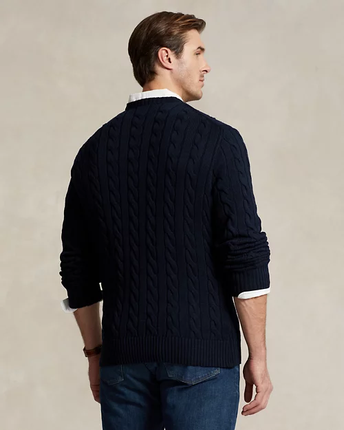 Lauren Ralph Lauren Jersey De Algodón En Punto De Ochos Para Hombre | Ralph Lauren® ES