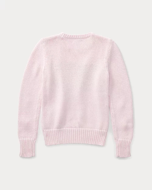 Lauren Ralph Lauren Jersey De Algodón Y Cuello Redondo Con La Bandera Para Niña | Ralph Lauren® ES