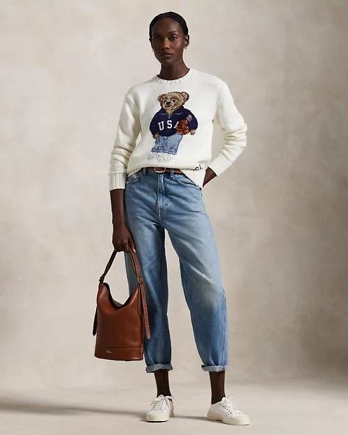 Lauren Ralph Lauren Jersey De Algodón Y Lino Con Polo Bear Para Mujer | Ralph Lauren® ES